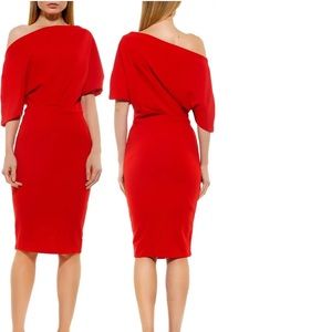 Olivia Draped One-Shoulder Dress
ALEXIA ADMOR